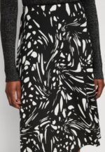 Z62T788 Women Anna Field A-Line Skirt Black/White - Image 6