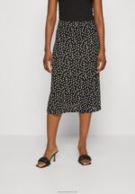 Z62T790 Women Anna Field A-Line Skirt Black