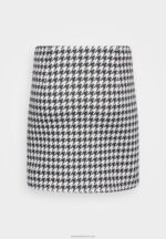 Z62T792 Women Anna Field Mini Skirt Black/White - Image 2