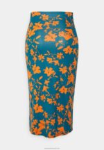 Z62T795 Women Anna Field Pencil Skirt Blue - Image 2