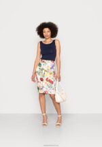 Z62T798 Women Anna Field Pencil Skirt Light Pink/Multi-Coloured - Image 2