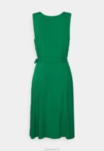 Z62T7 Women Anna Field Volant Midi Dress Day Dress Green - Image 2