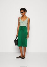Z62T801 Women Anna Field Pencil Skirt Dark Green - Image 2