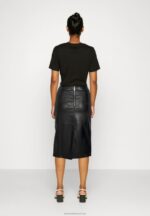 Z62T804 Women Anna Field Pencil Skirt Black - Image 3