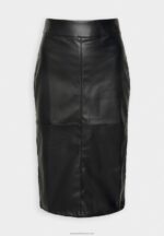 Z62T804 Women Anna Field Pencil Skirt Black - Image 4