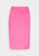 Z62T805 Women Anna Field Wrap Skirt Pink - Image 5