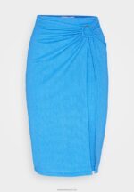 Z62T807 Women Anna Field Wrap Skirt Blue - Image 5