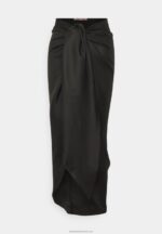 Z62T815 Women Anna Field Geo Print Sarong 917 Multi-Coloured Wrap Skirt 802 Black - Image 4