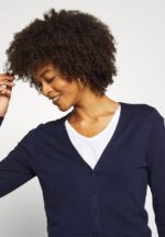 Z62T819 Women Anna Field Cardigan Dark Blue - Image 5