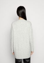 Z62T821 Women Anna Field Cardigan Mottled Grey - Image 3
