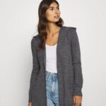 Z62T823 Women Anna Field Cardigan Dark Grey Melange