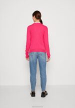 Z62T826 Women Anna Field Cardigan Pink - Image 3