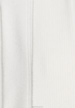 Z62T827 Women Anna Field Ribbed Fold Collar Cardigan Off White - Image 3