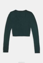 Z62T830 Women Anna Field Cardigan Dark Green - Image 10