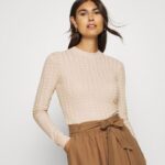 Z62T836 Women Anna Field Jumper Light Tan Melange