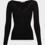 Z62T856 Women Anna Field Lace Jumper Black