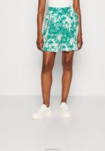 Z62T861 Women Anna Field Shorts Green/Off White