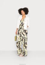 Z62T868 Women Anna Field Jumpsuit Black/Green - Image 2