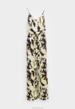 Z62T868 Women Anna Field Jumpsuit Black/Green - Image 4
