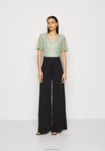 Z62T871 Women Anna Field Jumpsuit Light Green/Black