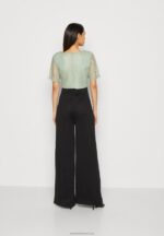 Z62T871 Women Anna Field Jumpsuit Light Green/Black - Image 3
