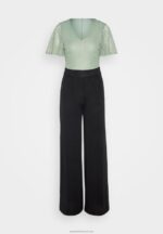 Z62T871 Women Anna Field Jumpsuit Light Green/Black - Image 5