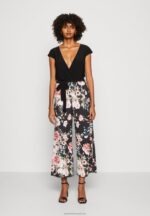 Z62T873 Women Anna Field Jumpsuit Black/Multi-Coloured