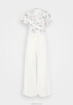 Z62T880 Women Anna Field Jumpsuit Beige/White - Image 5