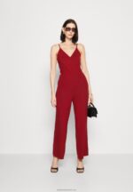Z62T882 Women Anna Field Jumpsuit Dark Red - Image 2