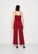 Z62T882 Women Anna Field Jumpsuit Dark Red - Image 3