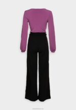 Z62T887 Women Anna Field Jumpsuit Purple/Black - Image 2
