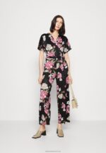 Z62T888 Women Anna Field Jumpsuit Black/Multi-Coloured - Image 2
