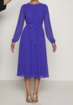 Z62T8 Women Anna Field Day Dress Blue - Image 6