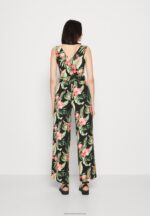 Z62T900 Women Anna Field Jumpsuit Black/Green - Image 3