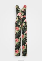 Z62T900 Women Anna Field Jumpsuit Black/Green - Image 5