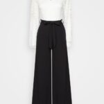 Z62T901 Women Anna Field Jumpsuit White/Black