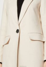 Z62T911 Women Anna Field Classic Coat Beige - Image 6