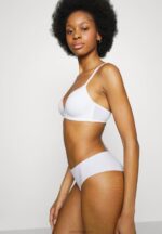 Z62T915 Women Anna Field Edison 2 Pack Non Wired T-Shirt Bra White/Grey - Image 4
