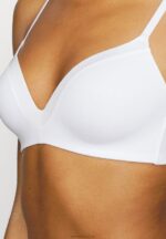 Z62T915 Women Anna Field Edison 2 Pack Non Wired T-Shirt Bra White/Grey - Image 7