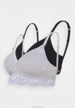 Z62T919 Women Anna Field 2Pp Maternity Bra T-Shirt Bra Grey