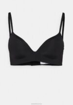 Z62T920 Women Anna Field Edison 2 Pack Non Wired T-Shirt Bra Black/Nude - Image 2