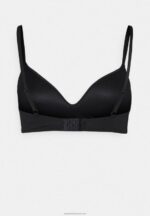 Z62T920 Women Anna Field Edison 2 Pack Non Wired T-Shirt Bra Black/Nude - Image 3