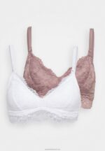 Z62T926 Women Anna Field 2Pack Maternity Bra Triangle Bra Pink/White - Image 7