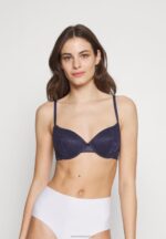 Z62T927 Women Anna Field 2 Pack Underwired Bra Blue/Red - Image 3