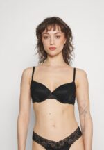 Z62T941 Women Anna Field 2 Pack Underwired Bra Black/Pink - Image 4