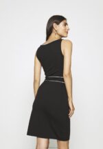 Z62T95 Women Anna Field Shift Dress Black/White - Image 3