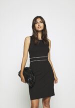 Z62T95 Women Anna Field Shift Dress Black/White - Image 4