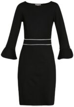 Z62T98 Women Anna Field Shift Dress Black/White - Image 4