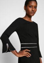 Z62T98 Women Anna Field Shift Dress Black/White - Image 5