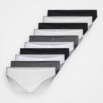 Z62T999 Women Anna Field Shannon 10 Pack Brief Briefs Grey